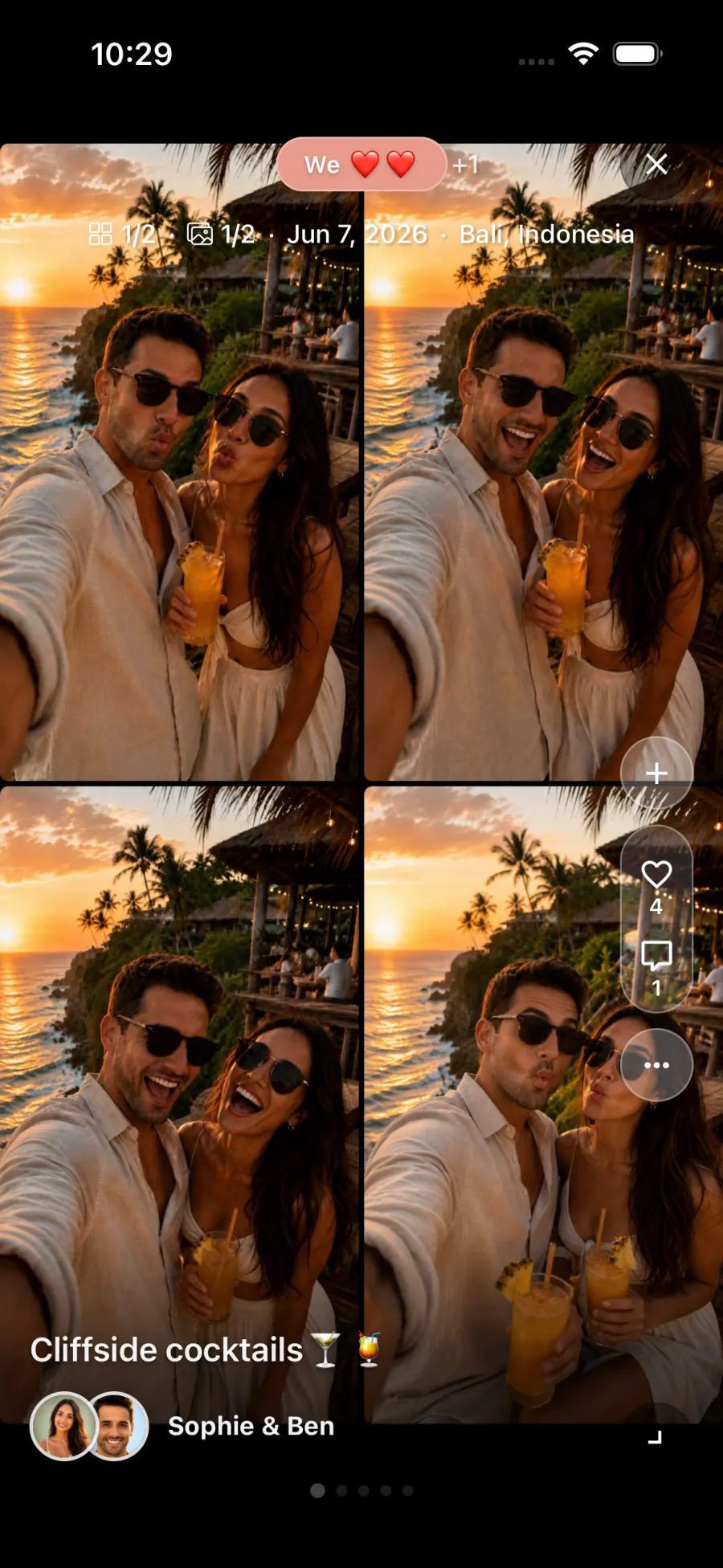 Episode collage playback